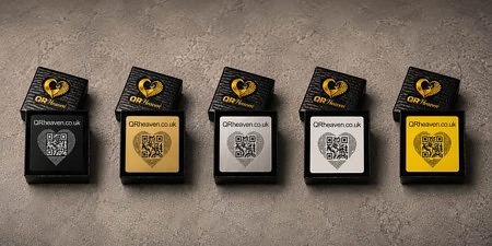 QR Heaven Memorial Plaque