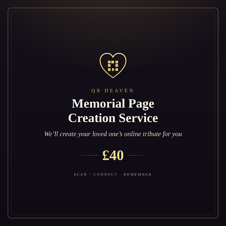 Memorial Page Creation Service